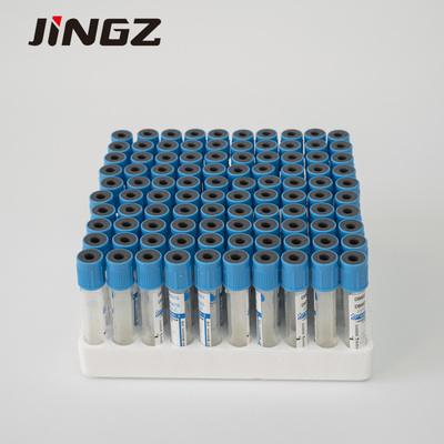 Трубки цитрата натрия JINGZ голубые амортизированные 10 Ml для медицинского осмотра