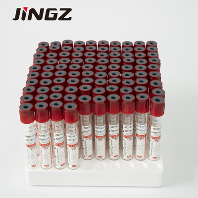 Ясно отсутствие крышки 2-10ml вызывающей привыкание трубки собрания пробы крови красной