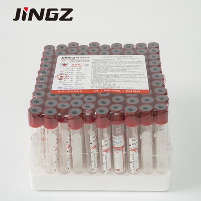 4ml отсутствие аддитивных трубок сыворотки красного верха трубок собрания крови 13*75mm