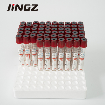 Отсутствие аддитивной трубки 0.5ml-10ml крови красного верха равнины