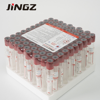 Ясно отсутствие крышки 2-10ml вызывающей привыкание трубки собрания пробы крови красной