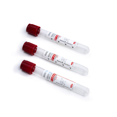 Отсутствие аддитивной трубки 0.5ml-10ml крови красного верха равнины