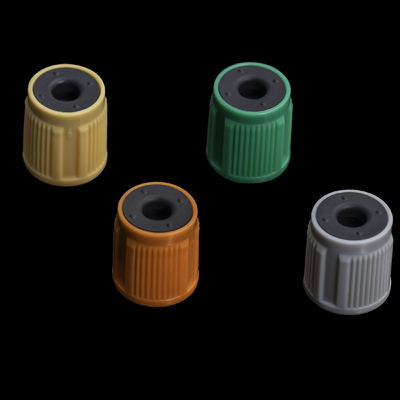 Покрашенная трубка собрания крови Vacuum разделяет крышки трубки 13mm 16mm