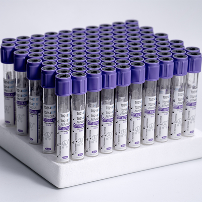 Пластмасса стекла трубки 0.5-10ml собрания крови вакуума крышки лаванды трубки ЭТИЛЕНДИАМИНТЕТРАЦЕТАТА K3/K2