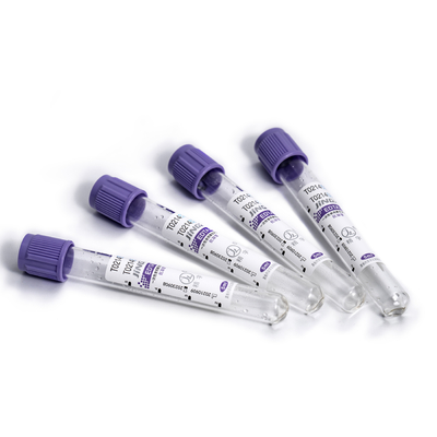 Пластмасса стекла трубки 0.5-10ml собрания крови вакуума крышки лаванды трубки ЭТИЛЕНДИАМИНТЕТРАЦЕТАТА K3/K2