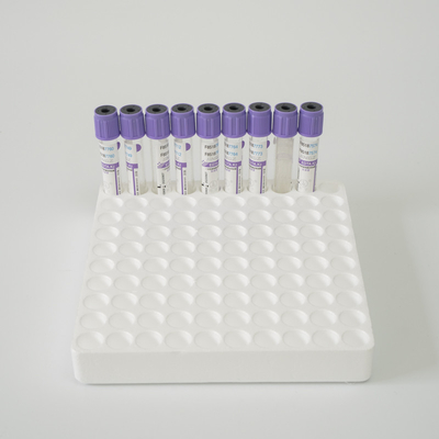 ISO CE аттестовал пробирку Vacuum 0.5ml-10ml этилендиаминтетрацетата K3 пурпурную верхнюю