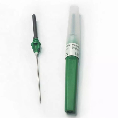 21G 1/5&quot; ручка иглы собрания крови иглы Vacuum зеленого цвета