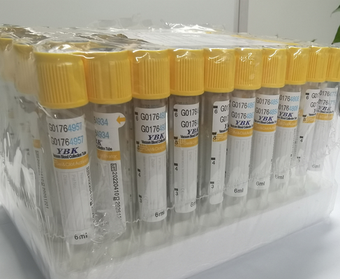 Устранимая пластиковая трубка активатора сгустка крови геля 6ml на собрание 13*100mm крови