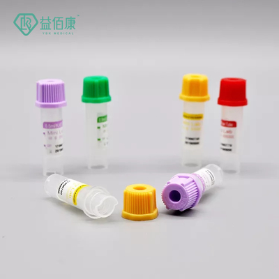 Трубка 0.5ml PP собрания крови Vacuum гепарина микро- 8*45mm для одиночной пользы