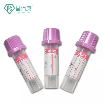 Трубка собрания крови ЭТИЛЕНДИАМИНТЕТРАЦЕТАТА K3 JINGZ 0.25ml-10ml микро- с крышками закодированными цветом