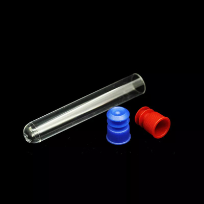 Ясные пластиковые трубки собрания крови лаборатории пробирки 13*75mm 16*100mm