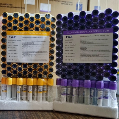 Трубки ЛЮБИМЦА изготовителя 0.5-10ml трубки ЭТИЛЕНДИАМИНТЕТРАЦЕТАТА собрания крови Vacuum стеклянные