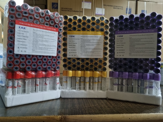 трубка 1-10ml геля трубки этилендиаминтетрацетата трубки собрания пробы крови 13*75mm Vacuum