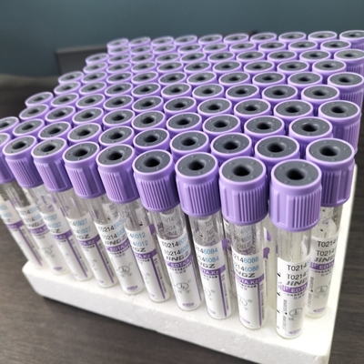 Лаванда K2 EDTA трубка для 1ml-10ml вытянуть объем упакован в коробку