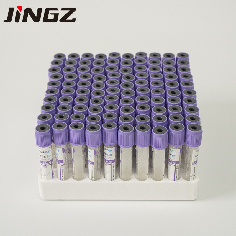 Стеклянный пластиковый тип слипчивого ярлыка трубки 2ml-10ml собрания крови ЭТИЛЕНДИАМИНТЕТРАЦЕТАТА K3