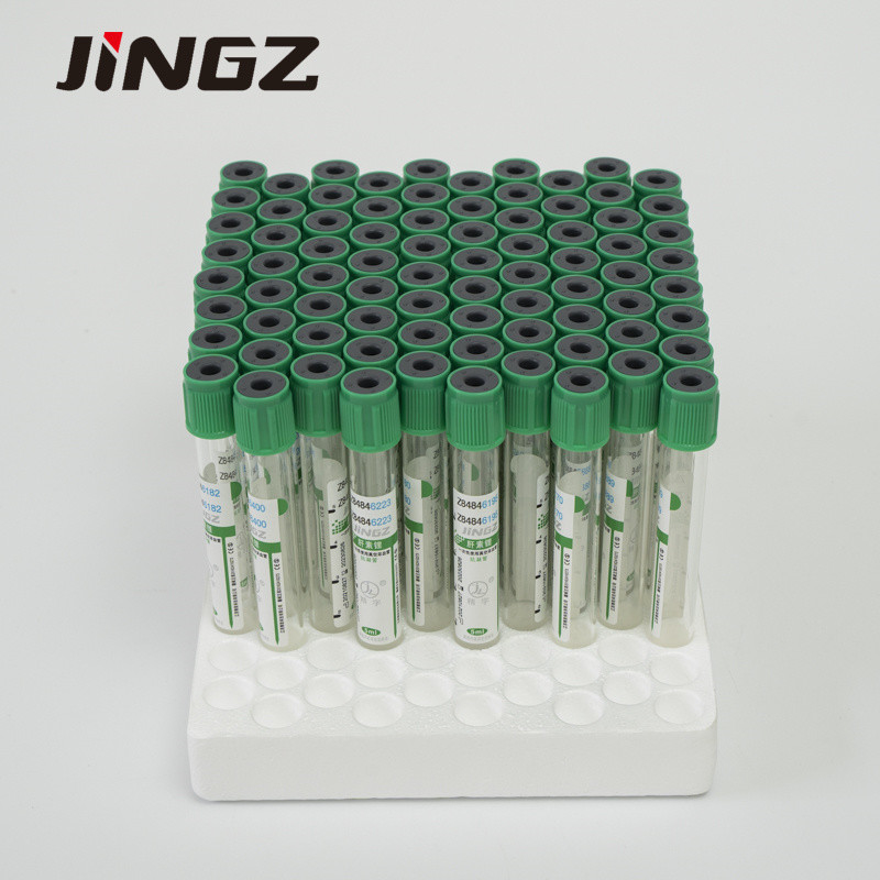 трубка гепарина лития 13*75mm зеленая верхняя трубки крови 4 Ml для биохимических тестов
