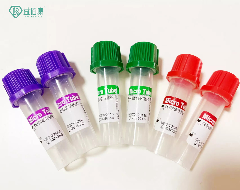 Трубка собрания крови YBK или OEM микро- с размером 1.8ml 2.7ml 3.6ml геля и активатора сгустка крови